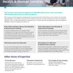 MGT Financial Solutions: Health & Human Services Flatsheet