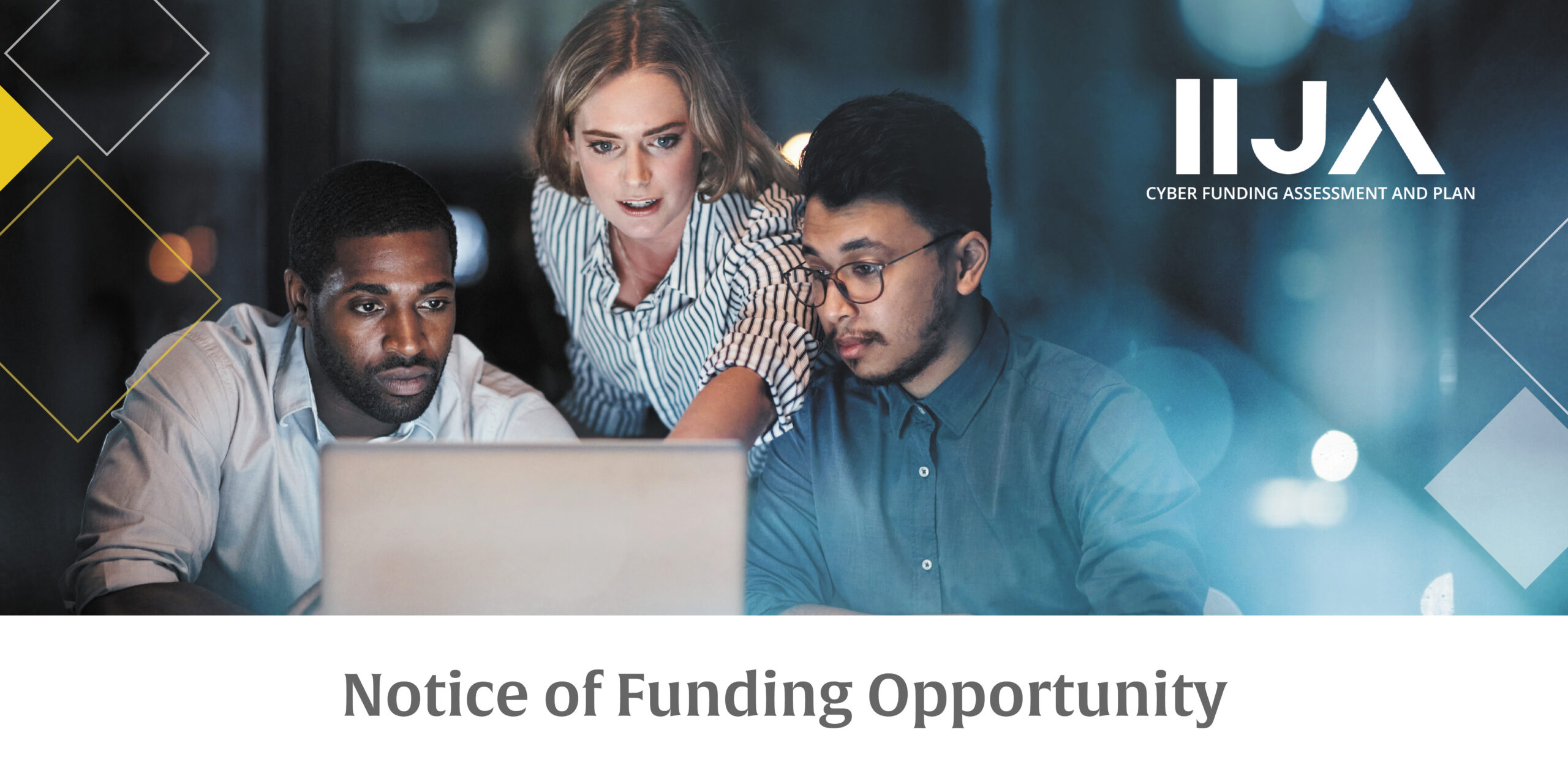 IIJA Notice of funding Opportunity Banner