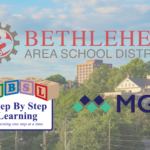 BASD, SBSL & MGT logos over photo of Bethlehem, PA